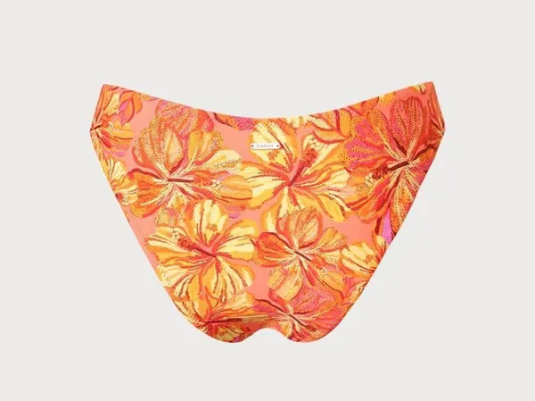 Berlook Orange Floral Print Bikini Bottom ONLY 59 - Image 9