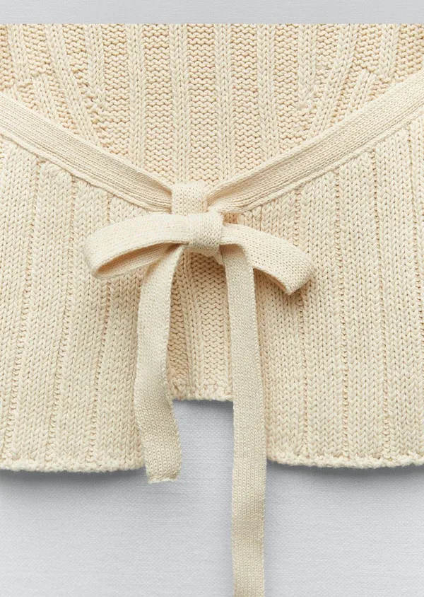 ZARA Open Back Knit Sweater Top - Image 9