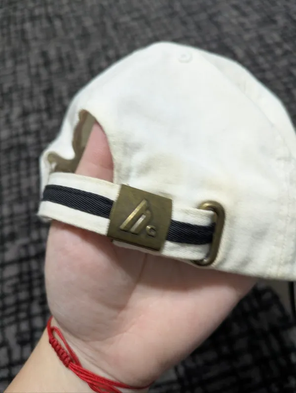 Ron John Surf Shop White Adjustable Cap Red - Image 4