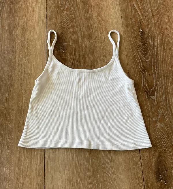 Brandy Melville White Crop Tank - Image 2