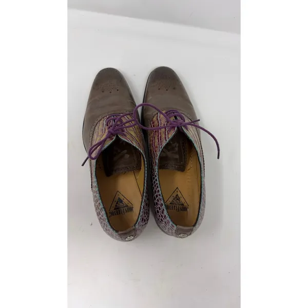 John Fluevog city Angels Damascus classic brogued Oxford sz 10.5 - Image 9