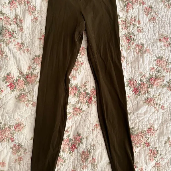 Olive Green Leggings - Image 2
