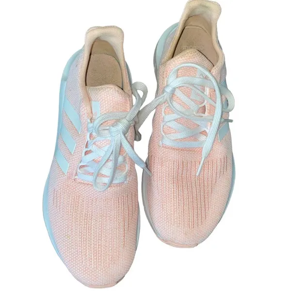 Adidas Swift Three Stripes Running Shoes Barbie Pink with White Sole sz 6.5 - Image 2