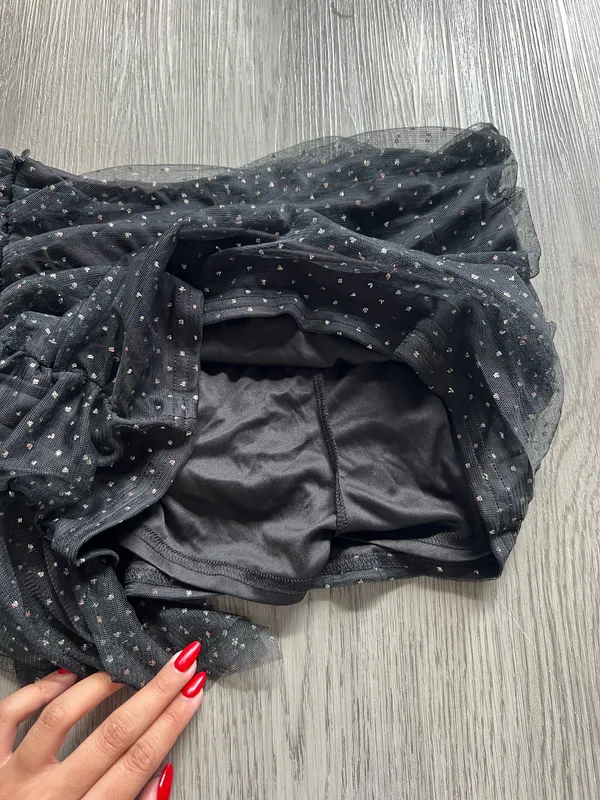 Kimchi Blue Polka Dot Mesh Mini Skirt NWT Size XS - Image 4