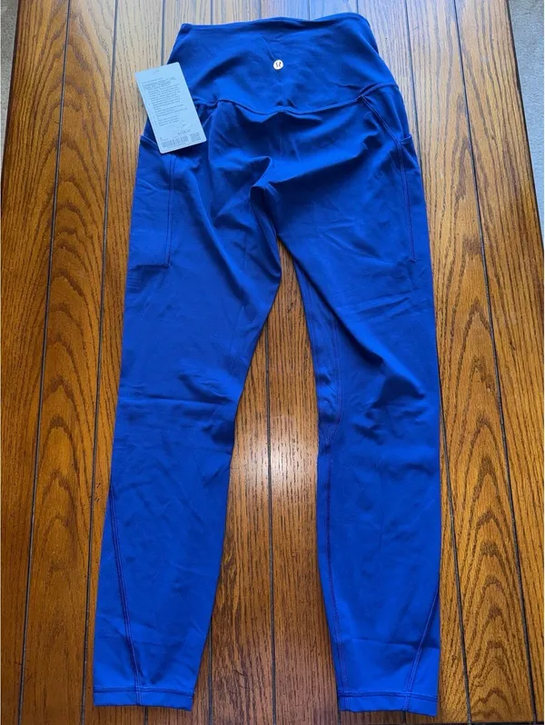 Lululemon Align With Pockets High Rise 25” Clubhouse Blue Size 6 NWT - Image 2