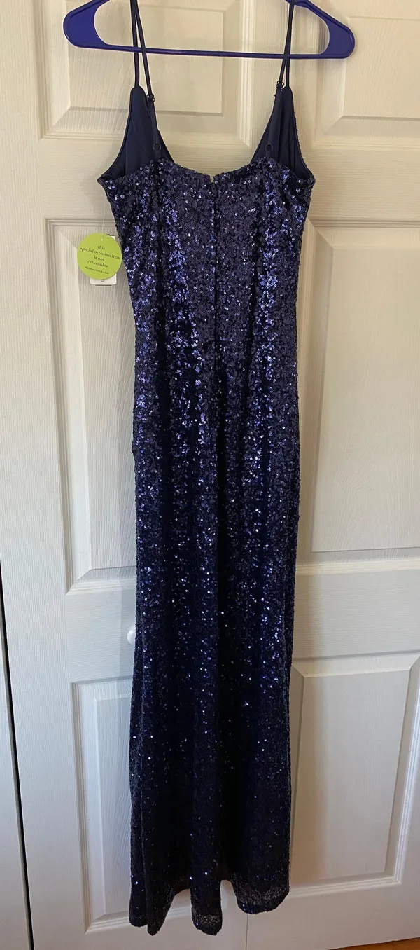Windsor Blue Sequin Gown - Image 4