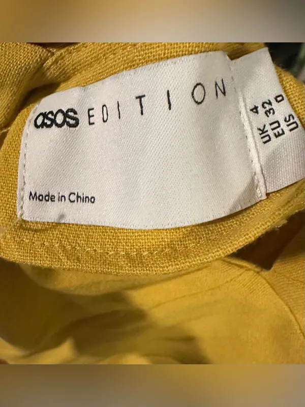 Asos Mustard Yellow Spaghetti Strap Maxi Dress - Image 10
