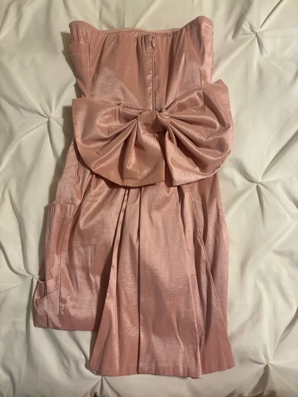 Dillards, Mini, Formal Dress,Light Pink, Worn Once,XS - Image 2