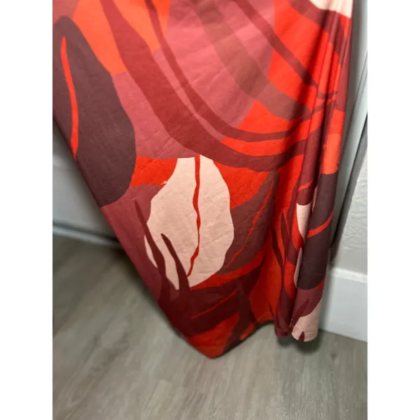 NWT Anthropologie Hutch Cutout Bold Floral Wide Leg‎ Cutout Tie Front Jumpsuit - Image 5