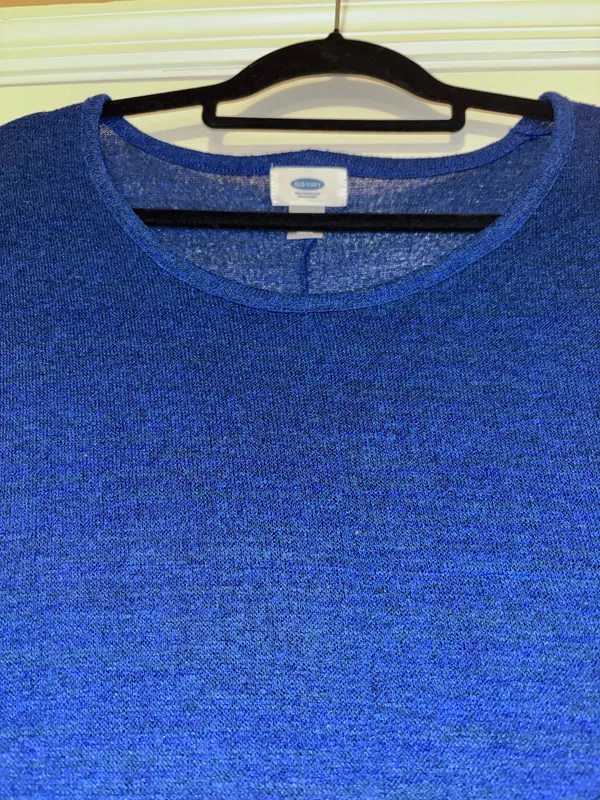 Old Navy Vibrant Blue Knit Top - Image 2