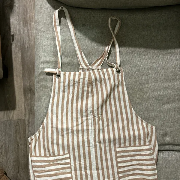 Striped Overall Almost Famous Jumpsuit - Image 3