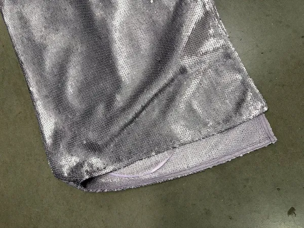 Gauge81 Moville Sequin Asymmetric Crop Top Lilac Womens Size Small - Image 6