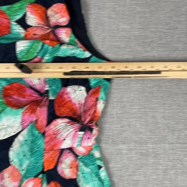 Tommy Hilfiger Dress Womens 6 Floral Fit Flare Sleeveless Knee Length Tropical - Image 5