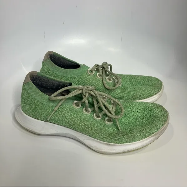 Allbirds Tree Dasher 1 sneakers green wool washable‎ size 9.5 - Image 4