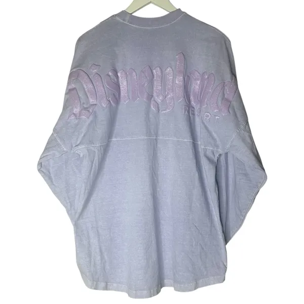 Disney Parks Disneyland Resort Spirit Jersey Lavender Glitter Size Large - Image 2