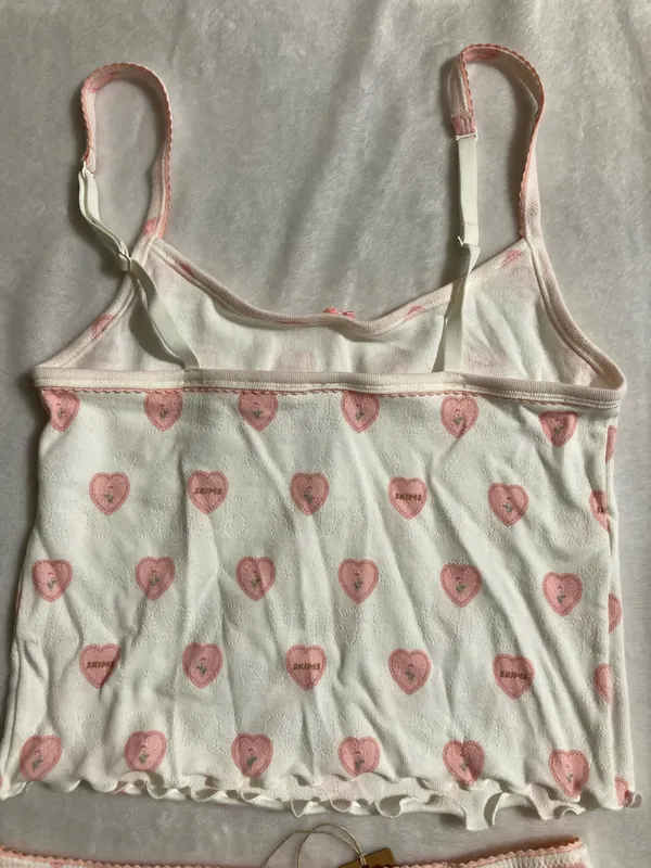 SKIMS Heart Cami Pajama Set S - Image 9