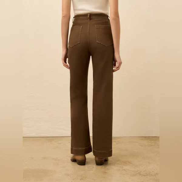 Faherty Stretch Terry Patch Pocket Pant - Walnut Brown 26 - Image 6