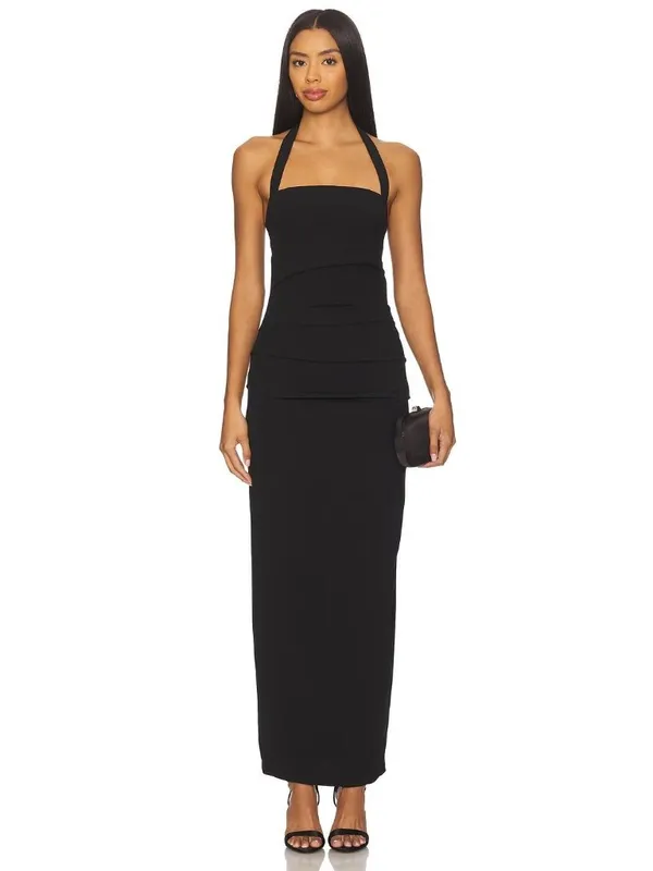 Lioness 1999 Maxi Dress in Navy Small New Womens Long Gown - Image 12