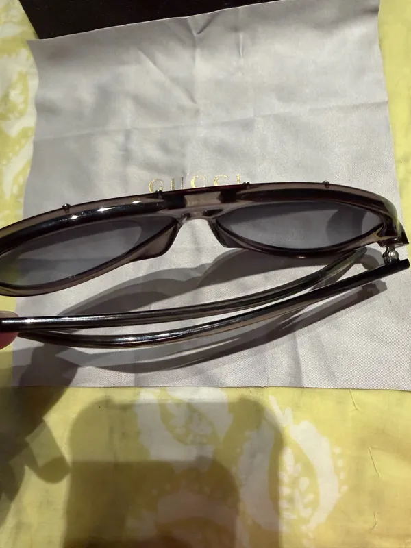 Gucci GG3720/S Tortoise Aviator Sunglasses rivet vintage retro Gradient Lenses - Image 5