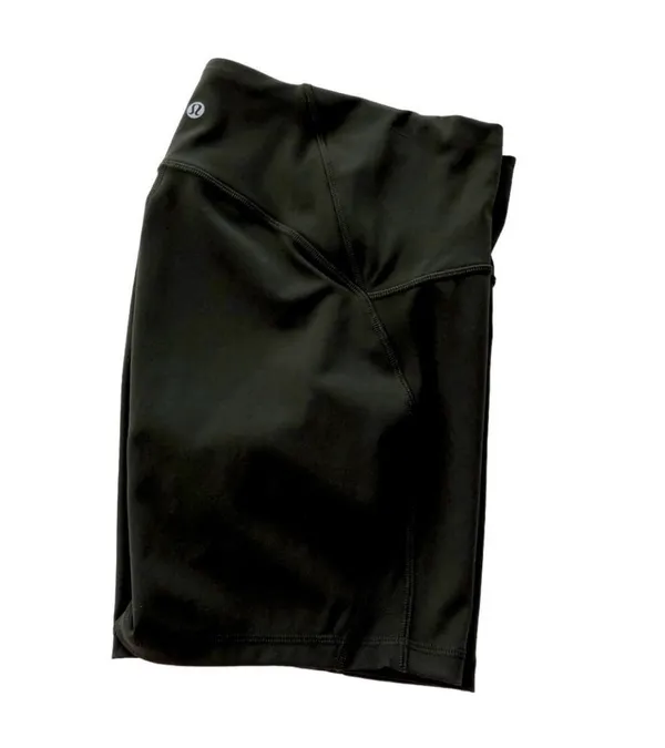 Lululemon Train Times Short 6" Inseam Dark Olive Size 8 - Image 7