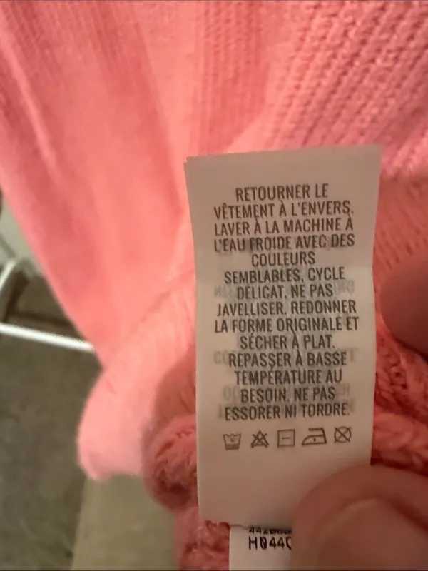 aerie oversized Coral Pink Knit Pullover size XL - Image 7
