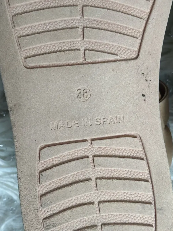 Pilcro Women’s Tan Woven Gladiator Sport Leather Sandals Size 38 - Image 3