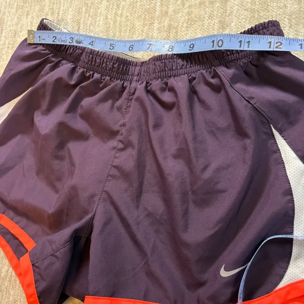 Nike Womens Running Shorts‎ Small Purple White Orange With Liner Active Dri-Fit - Image 7
