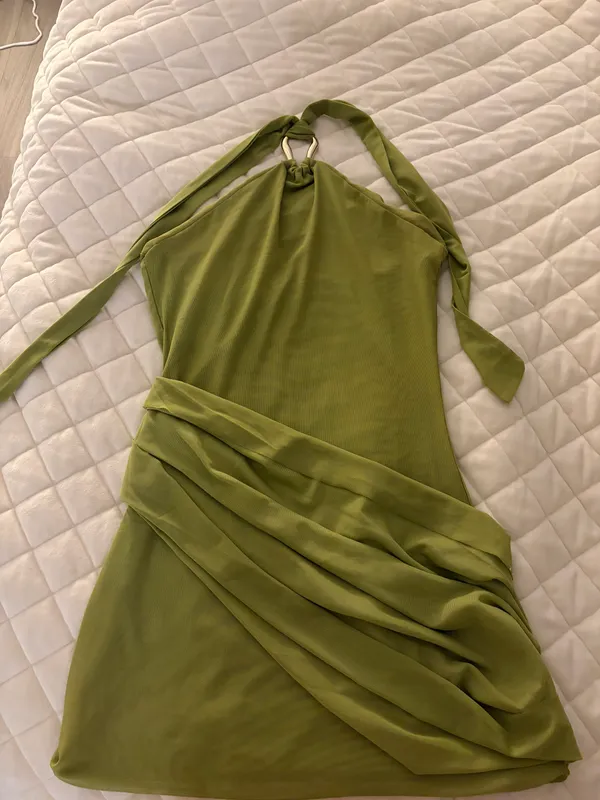 Pepper Mayo Dress Green Size 4 - Image 3