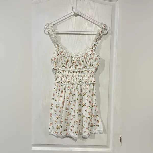 Final price For Love And Lemons White Floral Dress - Image 8