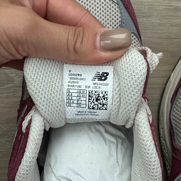 New Balance Women's 2002R Sneaker In Burgundy Size 6.5 - Image 5