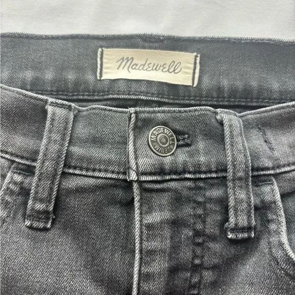 Madewell Roadtripper‎ Stovepipe Jeans Faded Black Straight Leg 26P Petite - Image 2