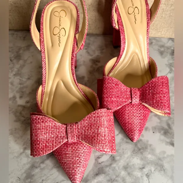 Jessica Simpson Elegant Pink Women's Heels - Image 3