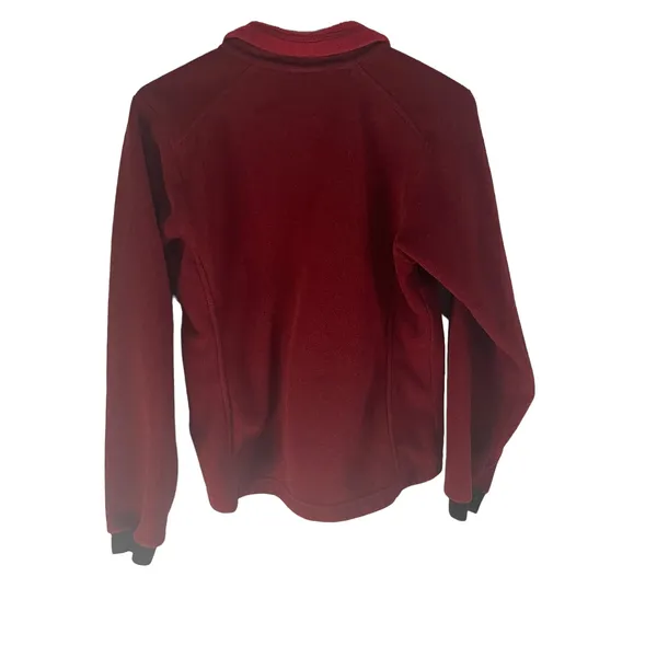 REI Thermal Pro Women's Size XS‎ Red Fleece Zip Up Outdoors Sweater Jacket - Image 4