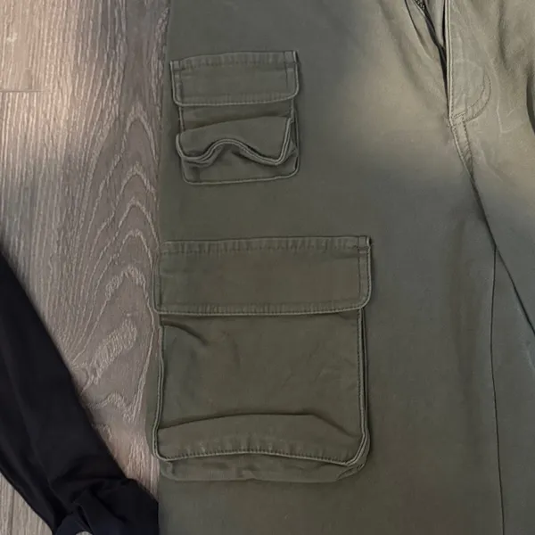 TNA Khaki Utility Pants Green Size 2 - Image 4
