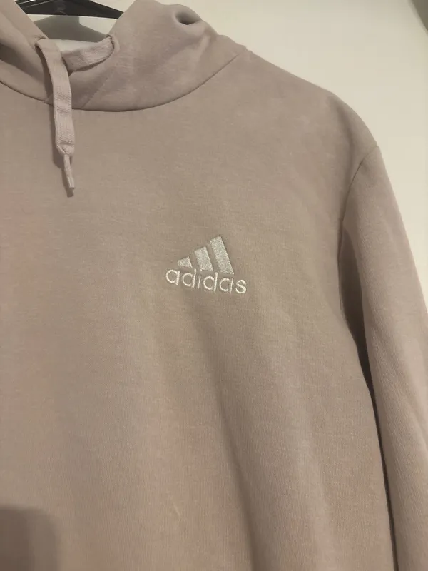 Adidas Tan Hoodie Sweatshirt - Image 2