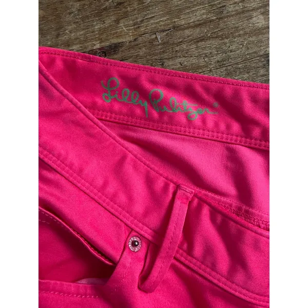 Lilly Pulitzer Worth Skinny Magenta pants size 14 - Image 3