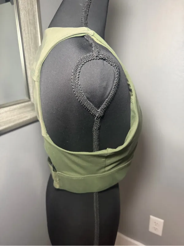 Fabletics Medium 2 Sports Bra Bundle Green & Blue - Image 6