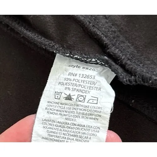 WonderWink Women's Black Athletic Full‎ Zip Jacket Size Medium - Image 5