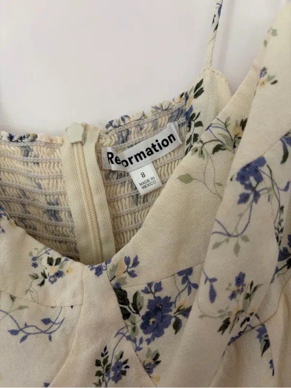 Reformation Saskia Mini Dress - Image 5