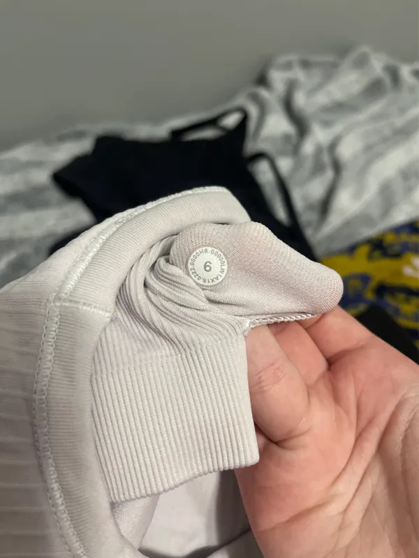 White Lululemon Ebb To Street Tank Top - Image 4