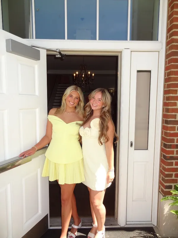 Showpo Butter Yellow Off the Shoulder Mini Dress - Image 3