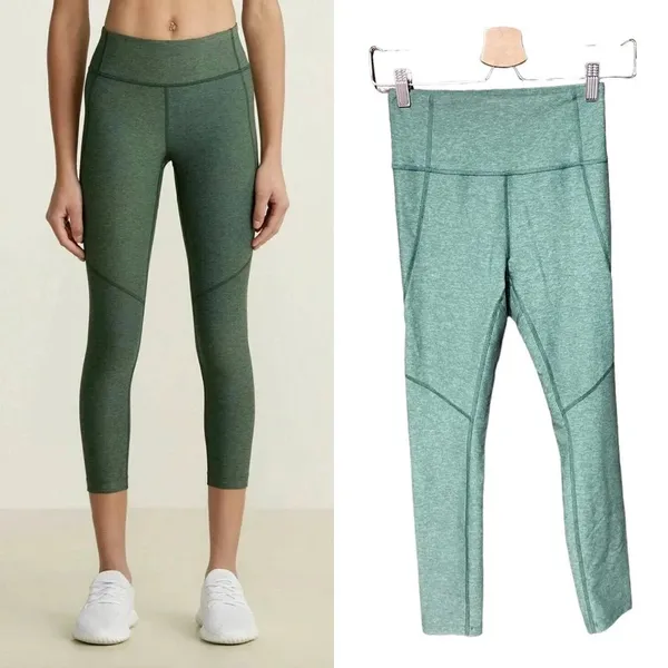 Outdoor‎ Voices 3/4 Warmup Leggings Hunter Green Size XS - Image 2