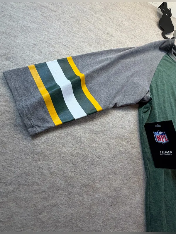 Green Bay Packers Nike Women’s 3/4 Sleeve Raglan Shirt XXL NWT - Image 4