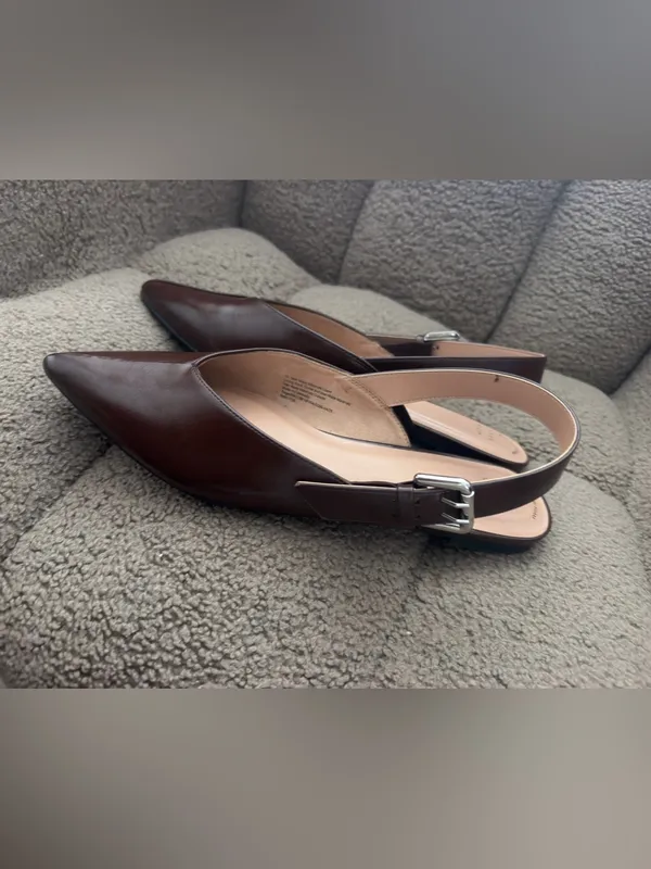 Women’s Victoria Sling Back Side Buckle Flats with Memory Foam Insole 11 - Image 10