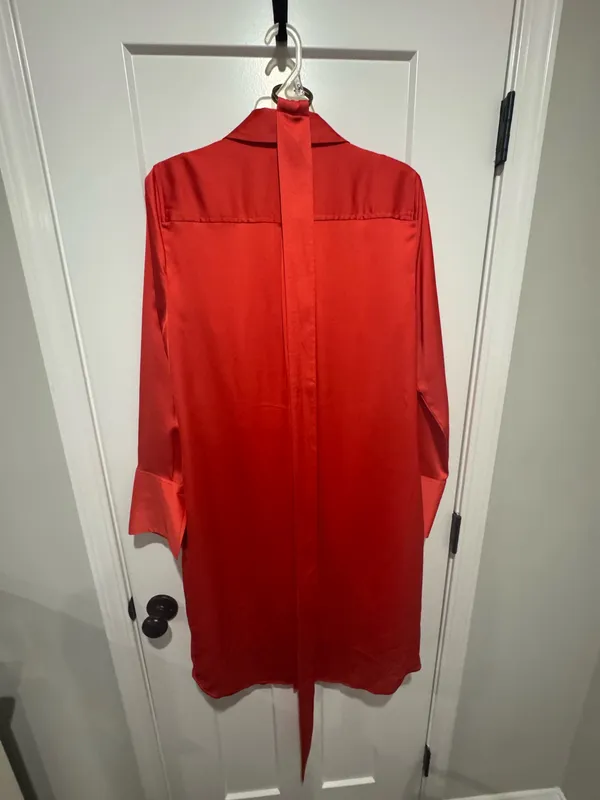 Banana Republic Satin Shirt Dress - Image 3