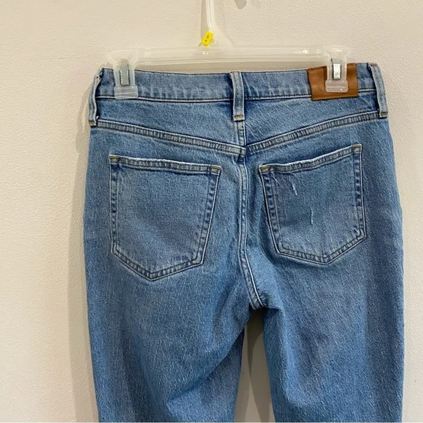 J.Crew Tall 25T Distressed Demi-Boot Crop Jeans Lyocell Stretch‎ BH773 - Image 7