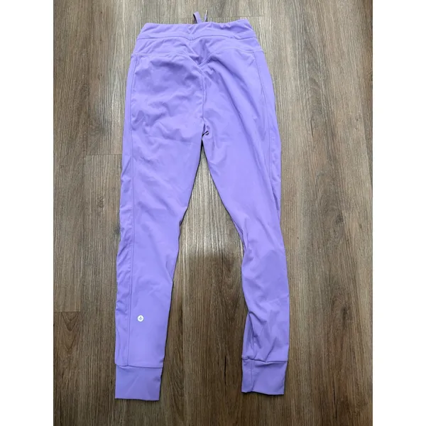 Halara Purple Petite Joggers XS High Waisted Drawstring‎ Activewear Pants - Image 3
