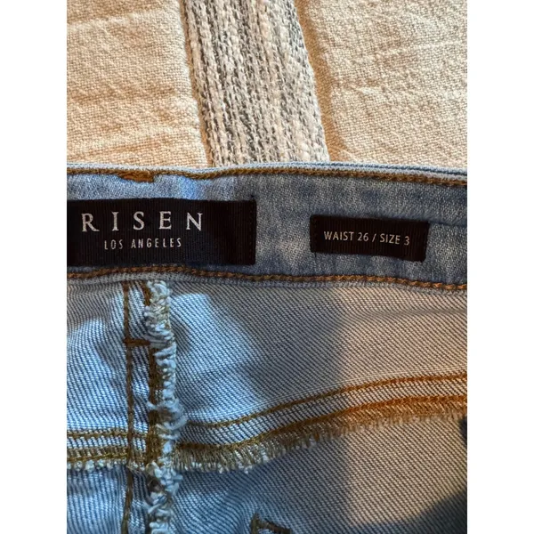 Risen Los Angeles High Rise Straight Leg Jeans Medium Wash Size 26/3 - Image 3