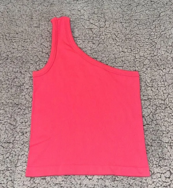 Pink neon seamless top Size M - Image 2