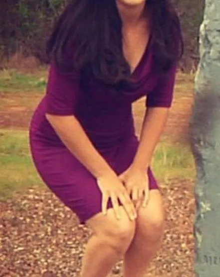 Purple Cowl Neck draped ruched dress - Image 7